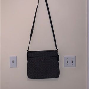 Black coach purse